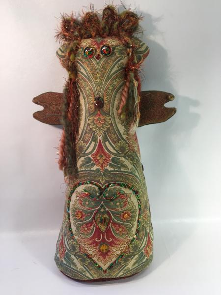 Red and Green Paisley Spirit Doll picture