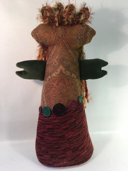 Red and Green Paisley Spirit Doll picture
