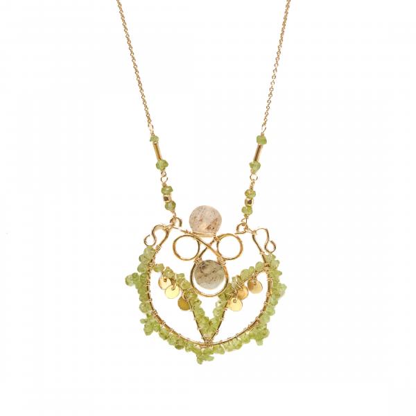 Peridot Gemstone Necklace picture