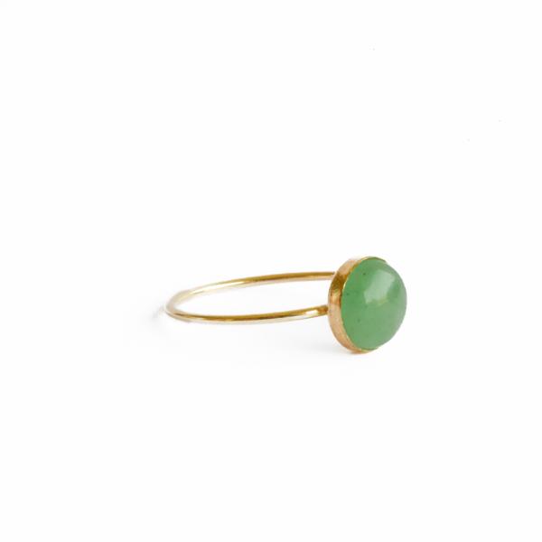 Green Aventurine 14k Gold Filled Ring picture