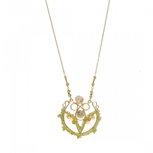 Peridot Gemstone Necklace