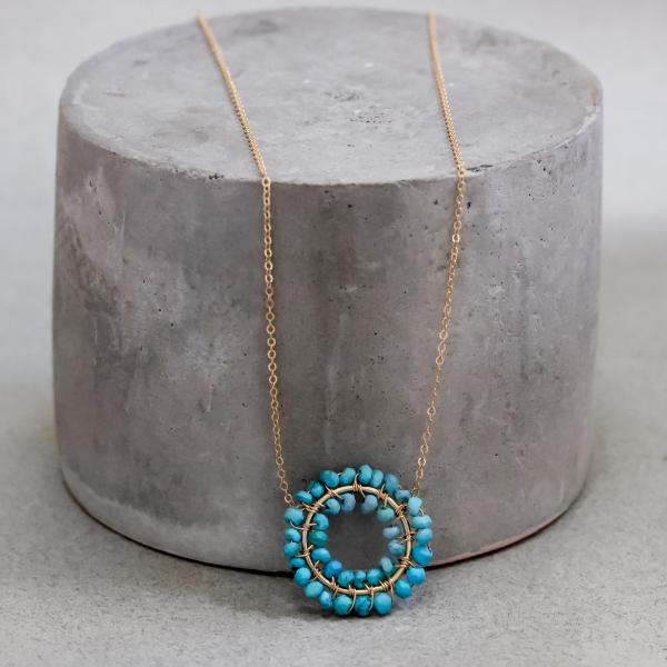Turquoise Gold Fill Necklace picture