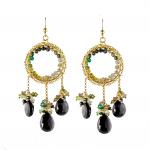 Black Tourmaline Earrings