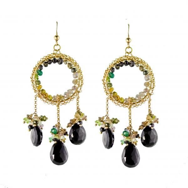 Black Tourmaline Earrings