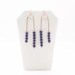 Purple Jade Earrings