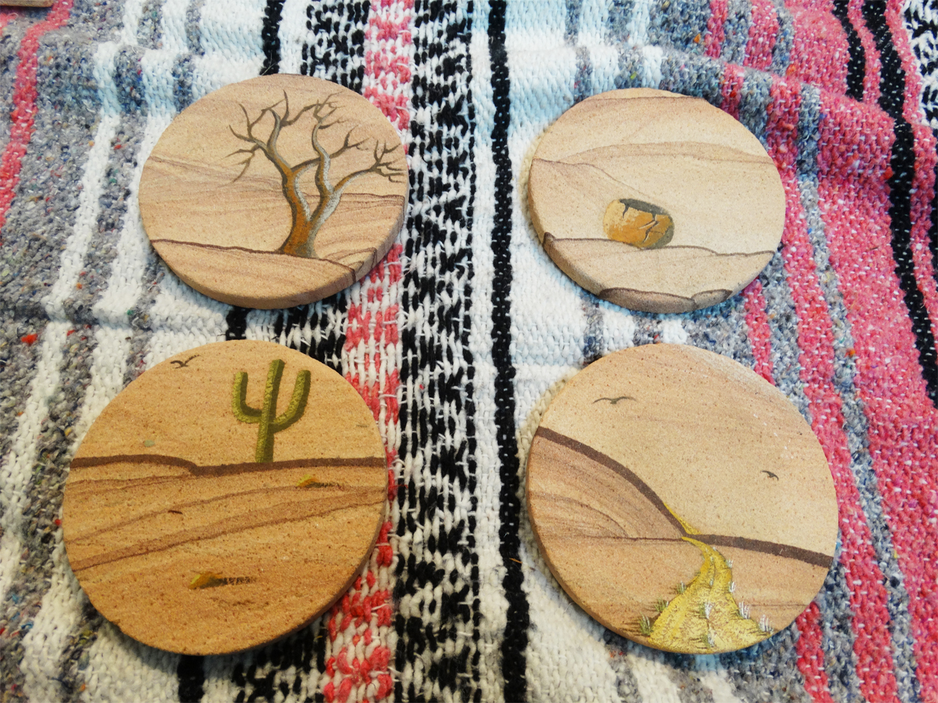 Circle Cut Coasters picture