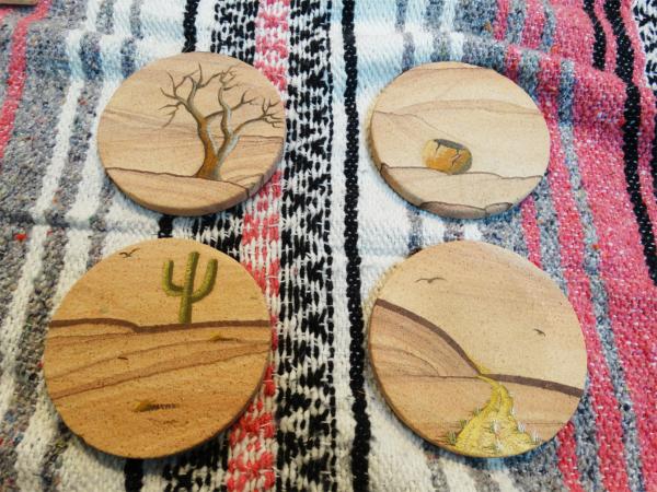 Circle Cut Coasters picture
