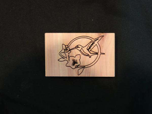 Humming Bird - Aromatic Cedar Block picture