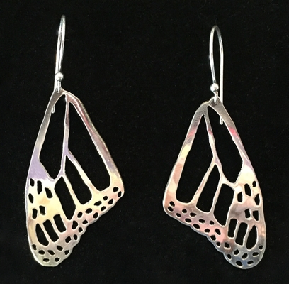 Monarch wing earrings- upper wing
