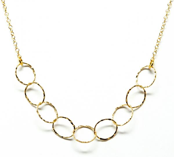 Gold Rings Necklace