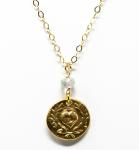Heart with Laurel Necklace