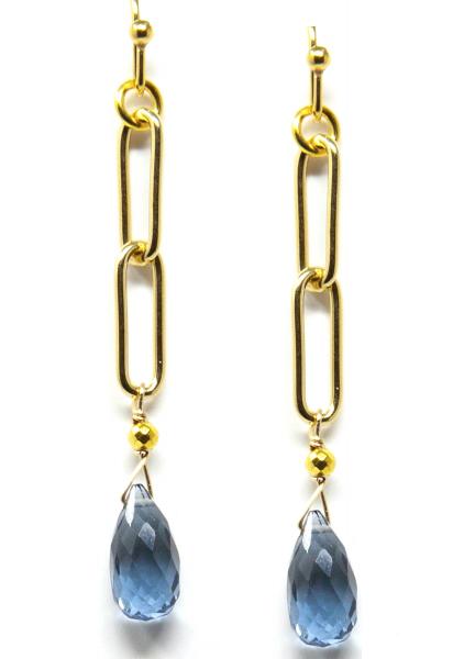 London Blue Topaz Earrings picture