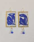 Matisse Postage Stamp Earrings - France