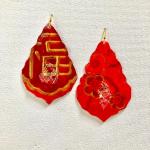 Red Envelope Chandelier Crystal Earrings II