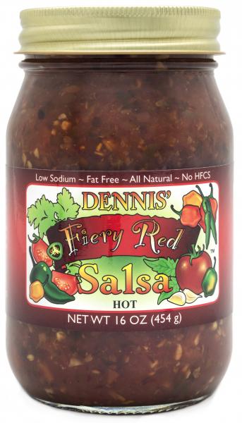 Dennis' Fiery Red Salsa - Hot