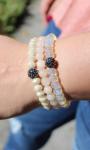 3 Layer Natural Stone Bracelet Stack