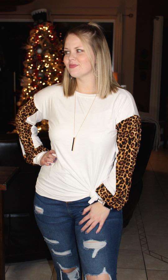 Winter Leopard Top picture