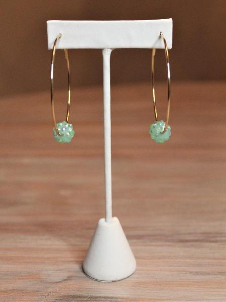 Lilly Hoop Earrings - Mint picture