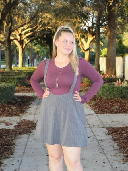 Charcoal Pinafore Dress picture