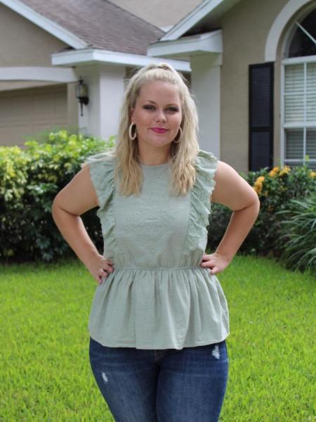 Crochet Ruffle Top picture