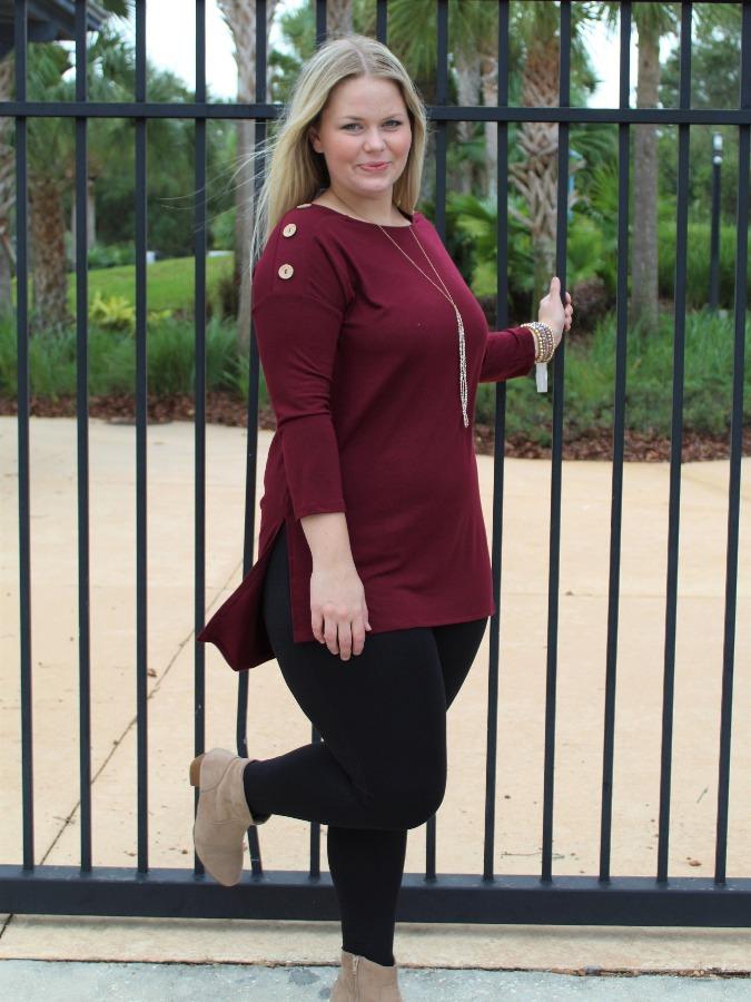 Burgundy Tunic picture