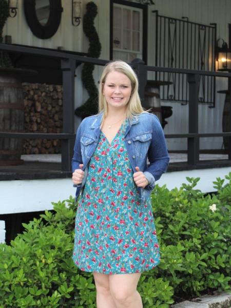 Teal Ellie Dress