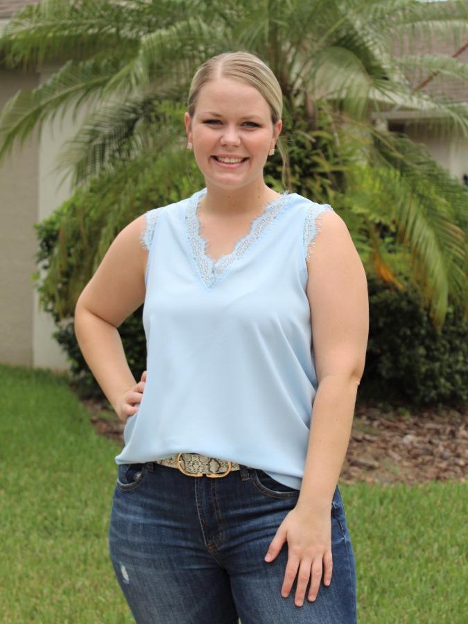Lacey Blue Tank picture