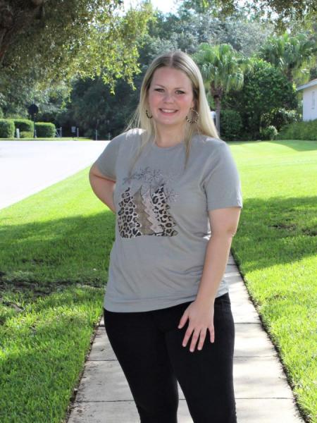 Leopard Christmas Tree Tee picture
