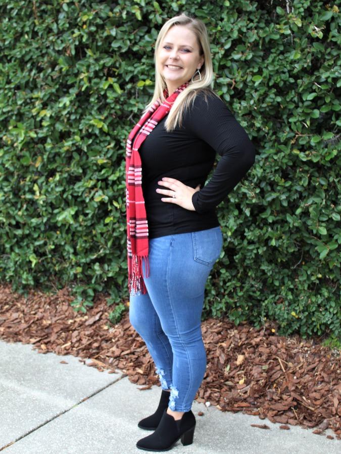 Red Plaid Scarf picture