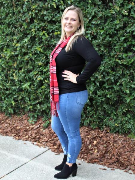 Red Plaid Scarf picture