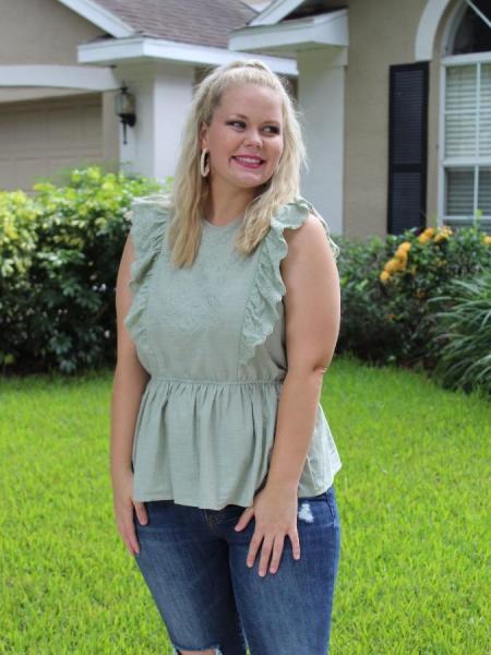 Crochet Ruffle Top picture