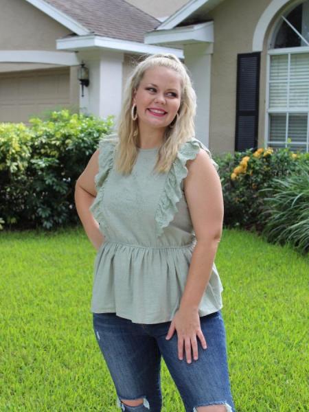 Crochet Ruffle Top picture