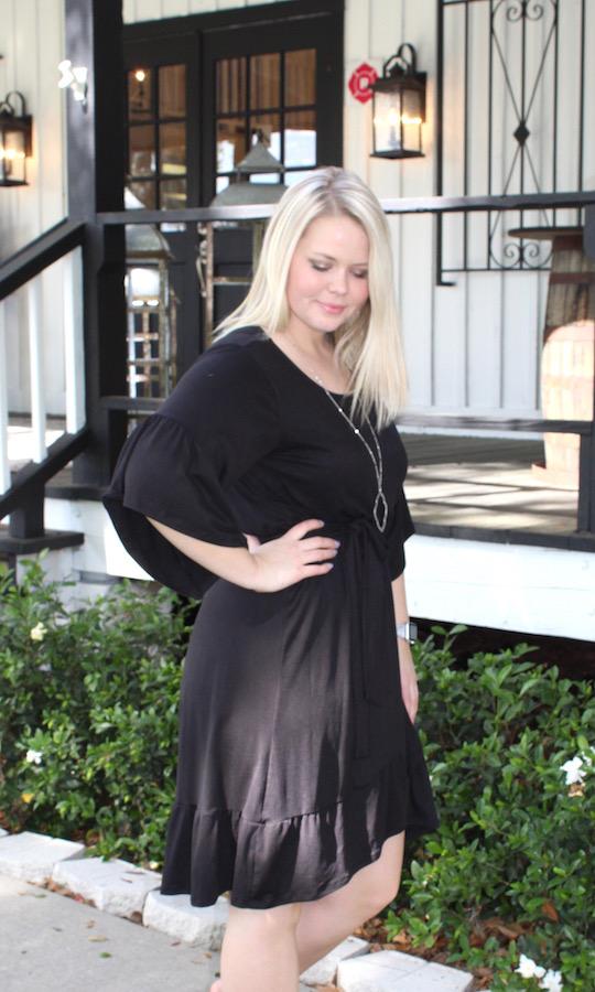 Black Ruffle Dress picture