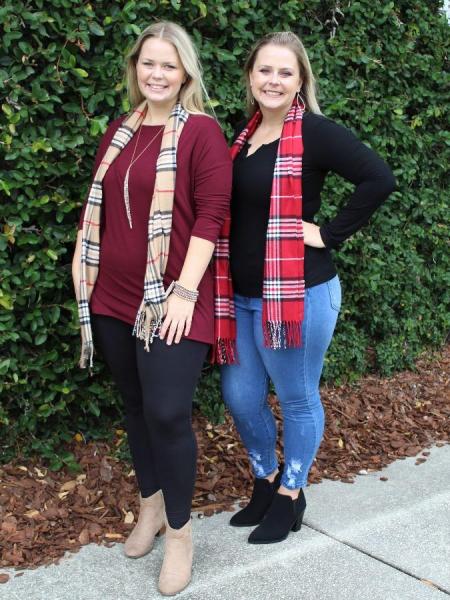 Red Plaid Scarf picture