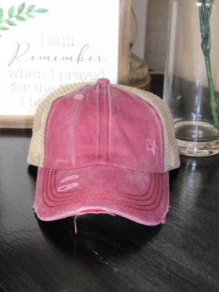 Baseball Pony Cap - Berry picture