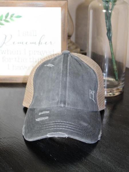 Baseball Pony Cap - Charcoal picture