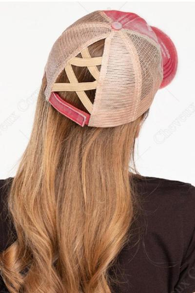 Baseball Pony Cap - Berry picture