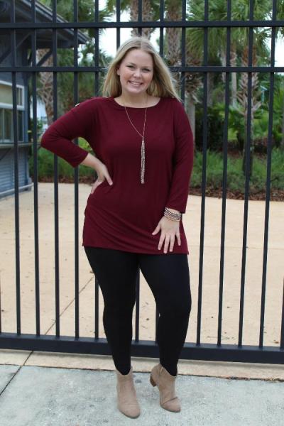 Burgundy Tunic picture