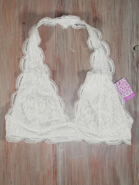 White Halter Bralette picture