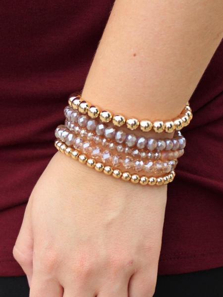 Rose Stacked Bracelets picture