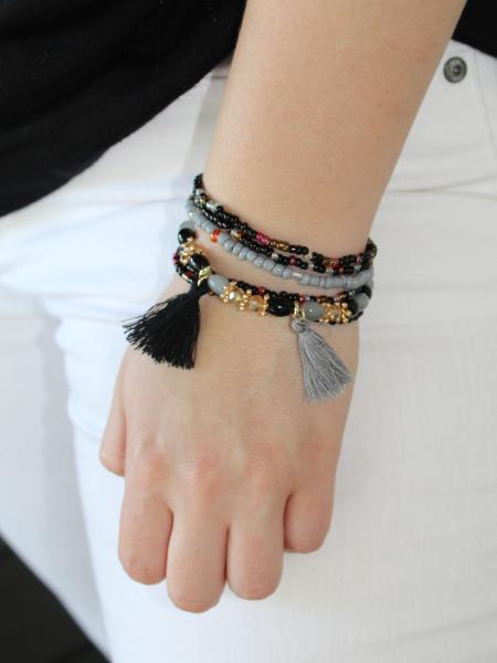 Black Sugar Stack Bracelets