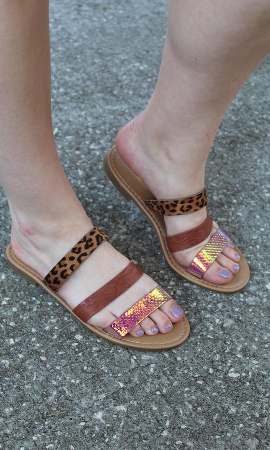 Leopard Strappy Sandals picture