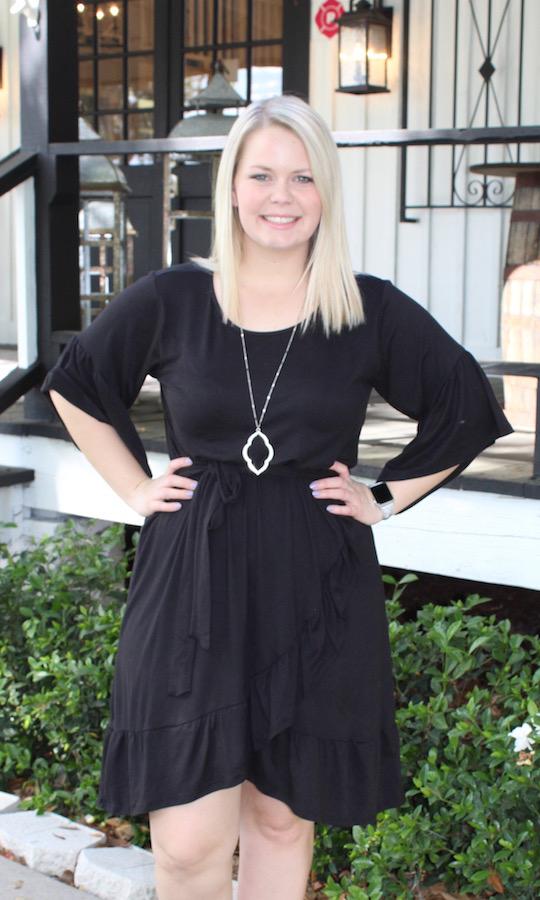 Black Ruffle Dress picture