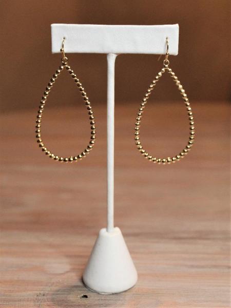 Gold Teardrop Earrings picture