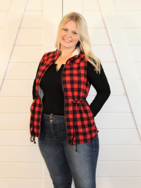 Red Buffalo Plaid Vest picture