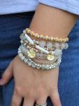 Eva Ivory Bracelet Stack