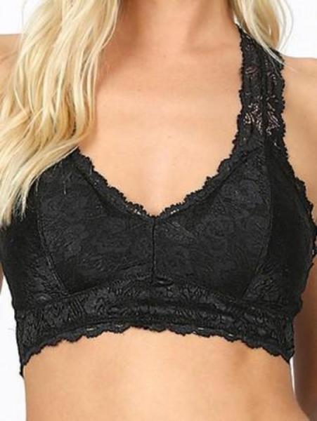 Black Hourglass Bralette - Plus picture