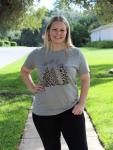 Leopard Christmas Tree Tee