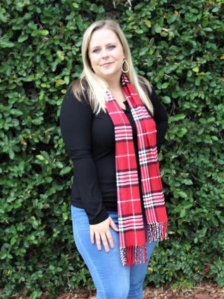 Red Plaid Scarf picture