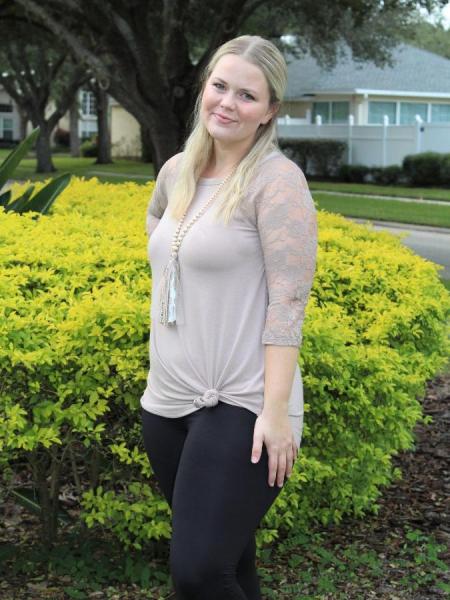 Mocha Lace Top picture